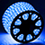 Светодиодный дюралайт трехжильный (36LED на 1м, бухта 100м, 3W, круглый 13мм, чейзинг) синий